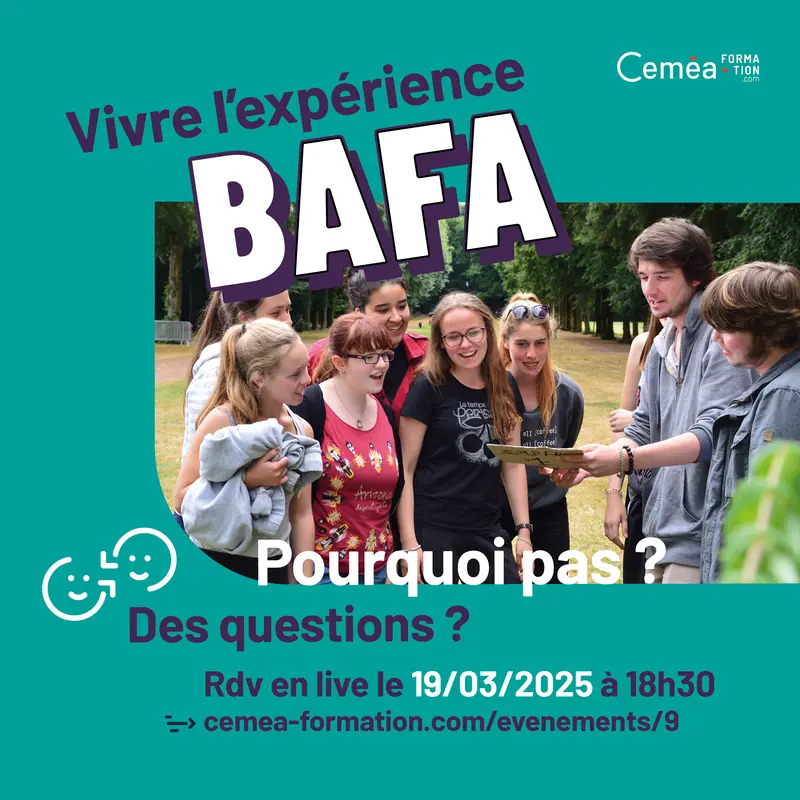 Com sur un live autour du bafa