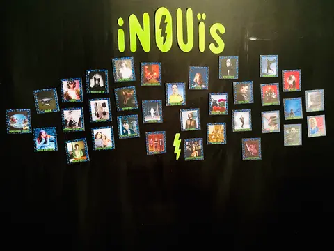 Aménagement au Printemps de Bourges 2026, avec les artistes programmés aux Inouïs. 