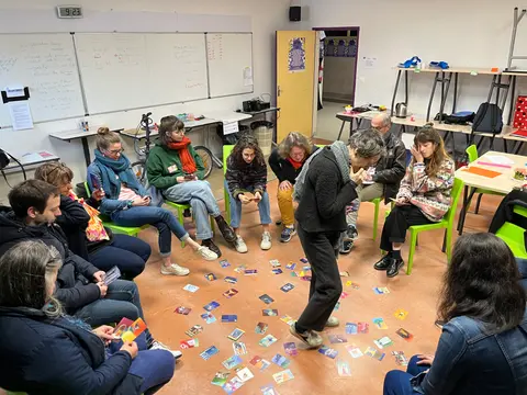Equipe des Ceméa au travail