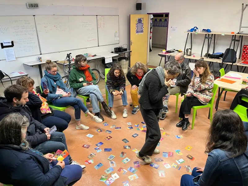 Equipe des Ceméa au travail